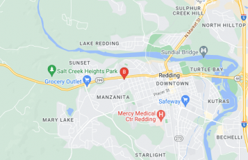 Redding Bathtub Refinishing Pros location map: 2701 Old Eureka Way, Redding, CA