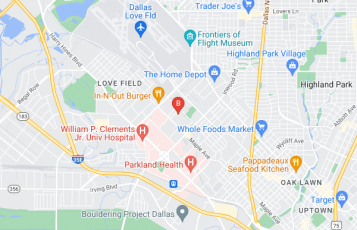 Low Profile Flatbed Towing location map: 6115 Owens St, Dallas, TX