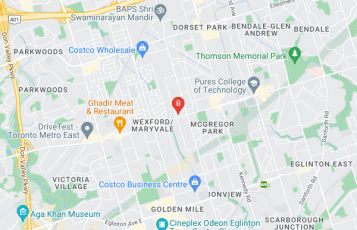 Richard Killen & Associates Ltd location map: 2130 Lawrence Ave E #402, Scarborough, Ontario