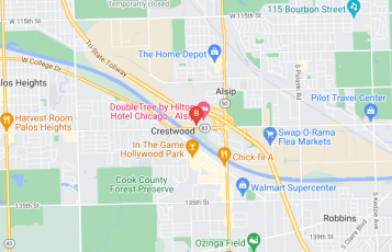 Maximum Healthcare Solutions location map: 5152 W 127th St, Alsip, Illinois
