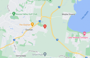 OzVac Gutter Cleaning location map: 103 Grays Road, Doonan, Queensland