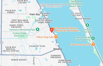 Jacksonville Roofers Directory location map: 3305 Wedgewood Dr, Palm Bay, FL