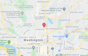 DC Open Doors location map: 913 Florida Ave NW, Washington, DC 20001, United States, Washington, District of Columbia