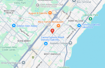 Oakville Plow Solutions location map: 670 Fourth Line, Oakville, Ontario