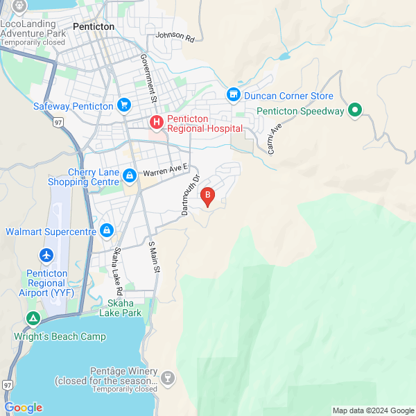 Foster Janitorial - Commercial Cleaning Company location map: 705 Balsam Avenue, Penticton, British Columbia